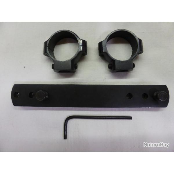 Montage lunette TASCO acier pour fusil bar