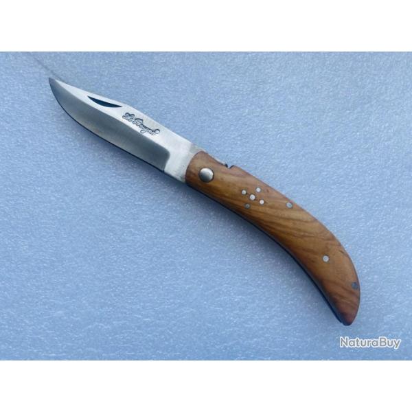 Couteau de poche Berger Rustique manche teck.