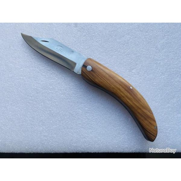 Couteau de poche Berger Lopard manche teck