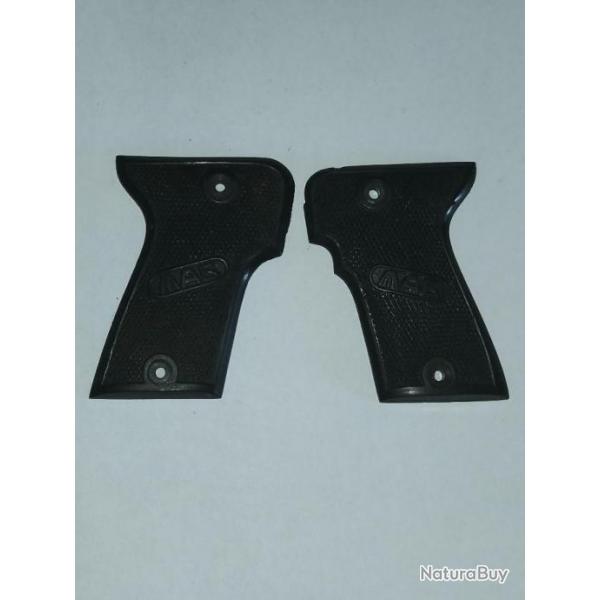 Paire de plaquettes de pistolet Mab C