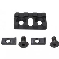 Rail Picatinny B-2L pour garde-main - Aluminium 6061 CNC / Noir - WiiTech