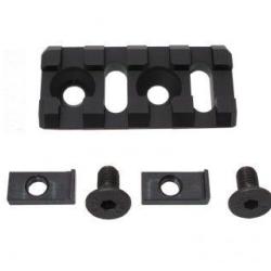 Rail Picatinny B-2 pour garde-main - Aluminium 6061 CNC / Noir - WiiTech