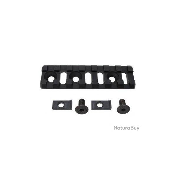 Rail Picatinny B-2U pour garde-main - Aluminium 6061 CNC / Noir - WiiTech