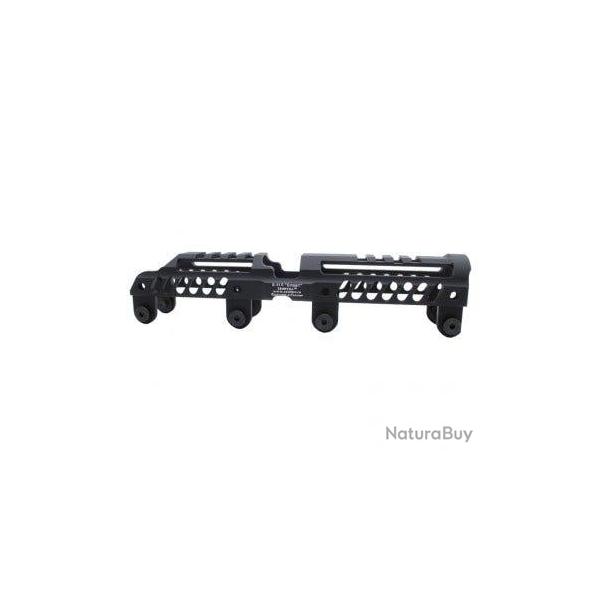 Rail Picatinny type B-31L pour AKM Marui GBB - Aluminium 6061 CNC / Noir - WiiTech