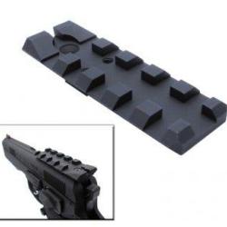 Rail Picatinny pour SP-01 KJW/ASG GBB - Aluminium CNC / Noir - WiiTech