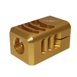 Compensateur 3-Cut type A pour G-Series Marui GBB - 14mm CCW / Aluminium CNC / Gold - WiiTech