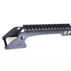 Rail Picatinny S pour M870 Marui gaz - Aluminium / Noir - WiiTech
