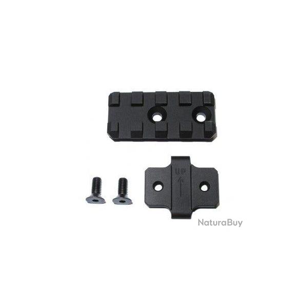 Rail Picatinny d'angle pour KSG Marui gaz - Aluminium CNC / Noir - WiiTech