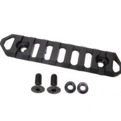 Rail Picatinny Lite 7 Slots pour KeyMod - Aluminium 6063 CNC / Noir - WiiTech