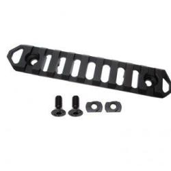 Rail Picatinny Lite 9 Slots pour M-LOK - Aluminium 6063 CNC / Noir - WiiTech