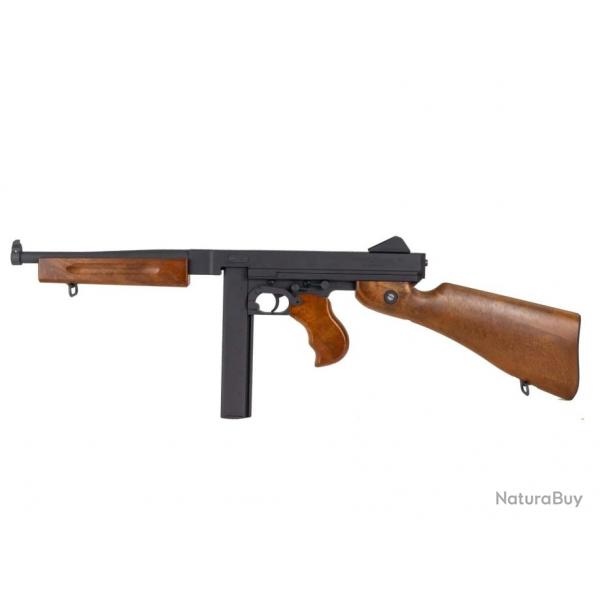 Thompson M1A1 GBBR - Noir & Bois - Cybergun/WE