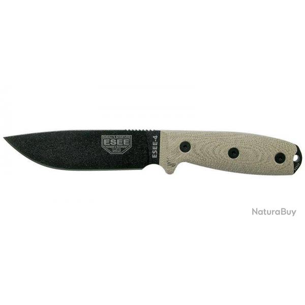 ESEE - E4PB017 - ESEE-4 - LAME NOIRE - VERT CLAIR