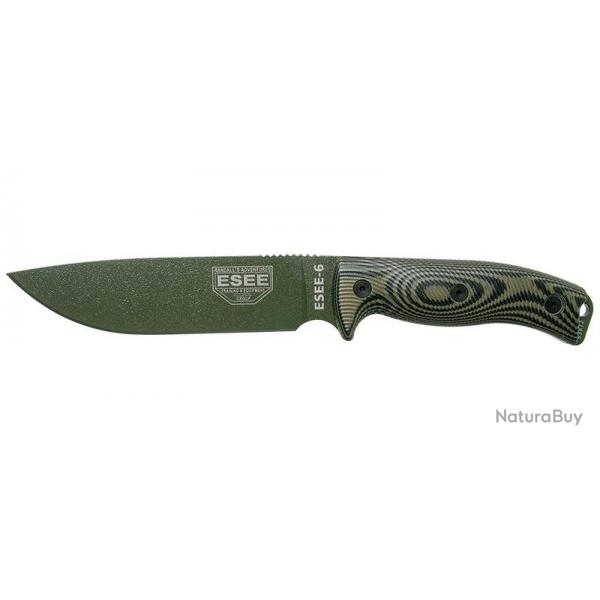 ESEE - E6POD003 - ESEE-6 - LAME VERTE - VERT/NOIR