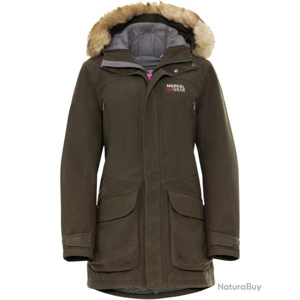 Veste d'hiver pour femmes Expedition WNTR (Couleur: Vert fonc, Taille: L)