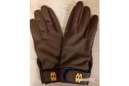 Gants de tir et chasse Macwet hiver marron