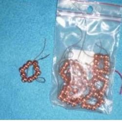 Perles en cuivre 8 mm pour Trade, Reconstitutions, RendezVous, Indianistes .