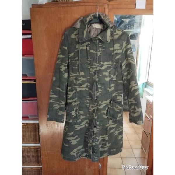 Manteau a capuche style militaire Millenium