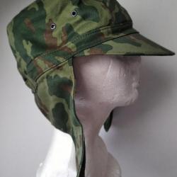 CASQUETTE CAMOUFLAGE FLORA VERTIKALKA VSR 93 ARMÉE RUSSE TAILLE 58 NEUVE 90s