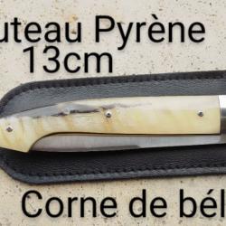 Rare Couteau Pyrène 13cm de jean Paul tisseyre