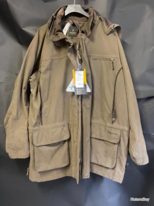 Browning prestige dark olive Veste manteau chasse Taille 3XL NEUF Prix tiquet 239