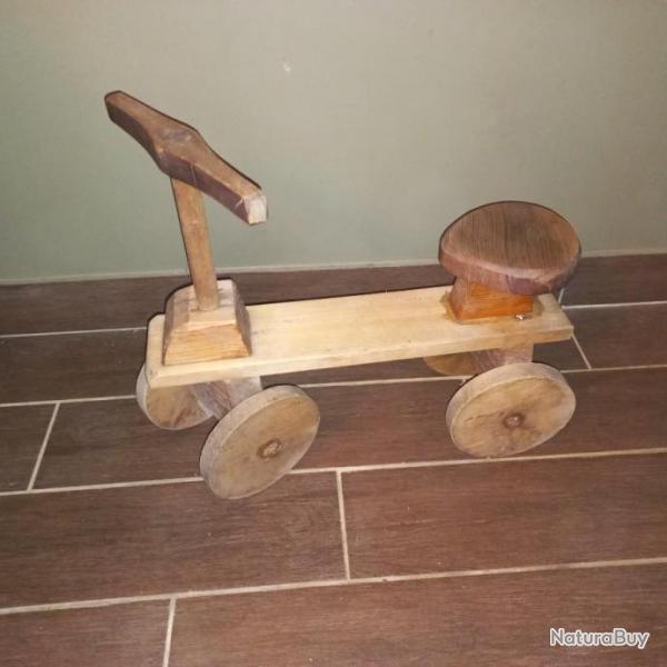 ANCIEN TRICYCLE EN BOIS    1950 /1960