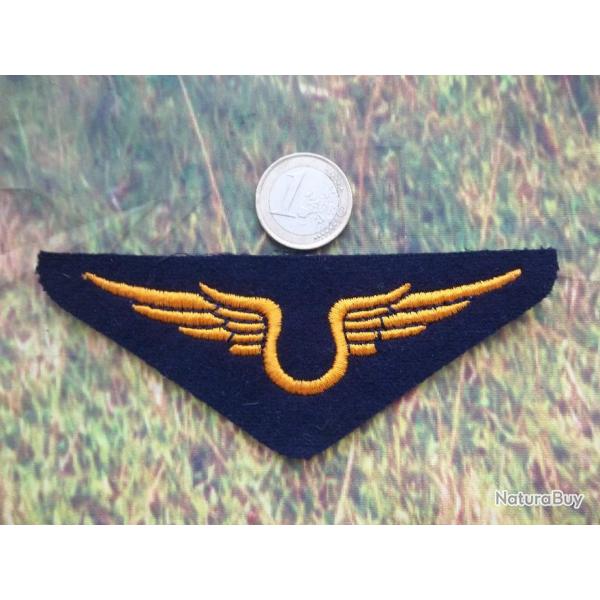 patch cusson insigne arme de l'air militaire galon dcoration aile orange