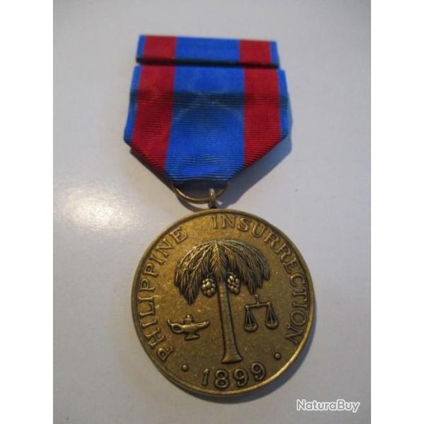Philippine Insurrection 1899 medal Army