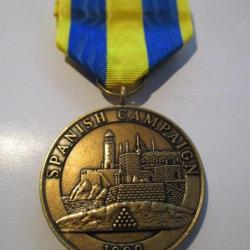 Spanish Campaign 1898 Medal Navy