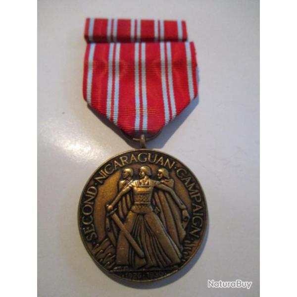 Second Nicaraguan Campain 1926-1930 Medal Marine Corps