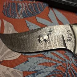 Ancien et très beau couteau de chasse RIGID