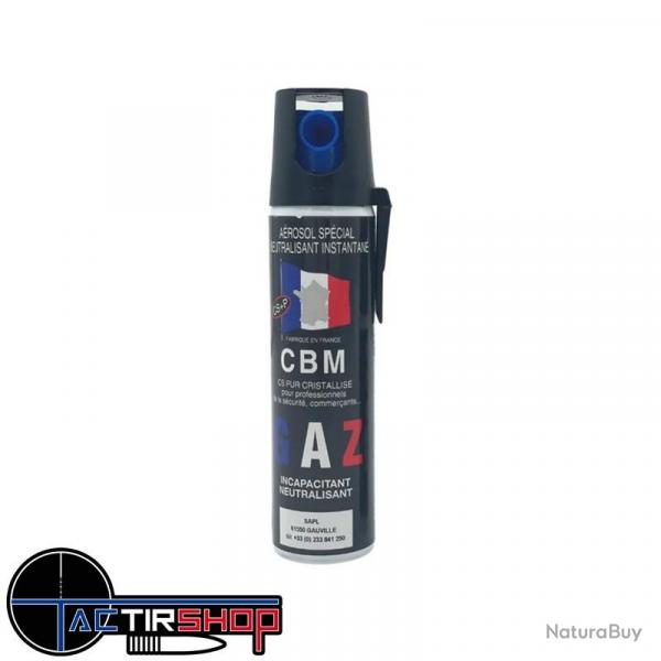 Bombe lacrymogne anti agression SAPL 75 ml Gaz CS