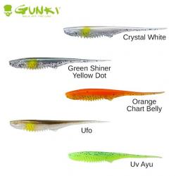 Leurre Souple Gunki Mosquito 180 Green Shiner Yellow Dot