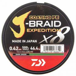 Daiwa Tresse J-Braid Exp X8 Vert 500m 102,4lb