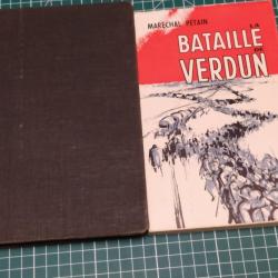 2 EDITIONS DE LA BATAILLE DE VERDUN DU MARÉCHAL PETAIN