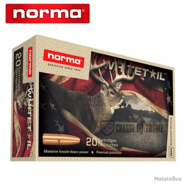 20 Munitions NORMA Ctg cal 257 Wby 100gr Whitetail