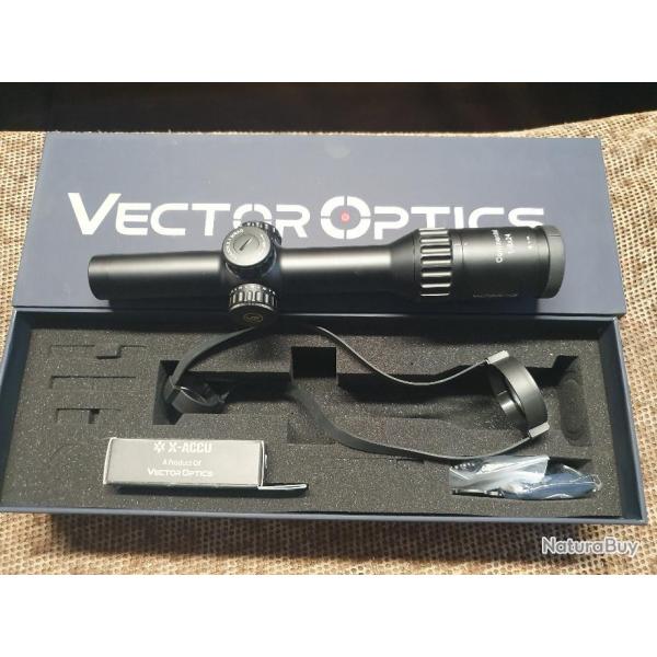 lunette VECTOROPTICS srie CONTINENTAL modle 1-8x24 T rticule lumineux tactical VEC-T8M ( MIL )