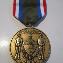 Cuba Pacification Medal 1906-1909 Army