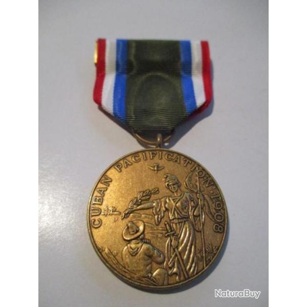 Cuban Pacification Medal 1908 Navy