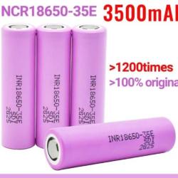 Lot X4 Batteries Samsung 18650 3500mah