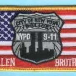 Ecusson NYPD Fallen brothers