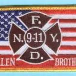 Ecusson FDNY Fallen brothers