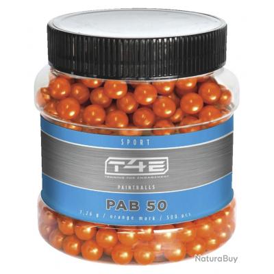 Annonce billes paintball : Boite de 500 billes paintball bio T4E sport PAB cal.50
