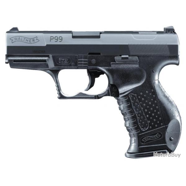 Pistolet  ressort Walther P99 cal.6mm 12cps Hop-UP fixe