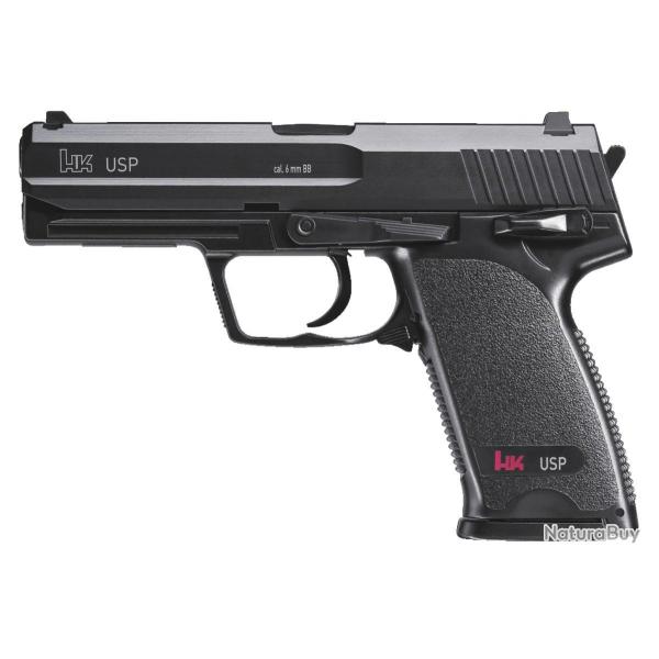 Pistolet  ressort Heckler & Koch USP cal.6mm 25cps + 100BBS