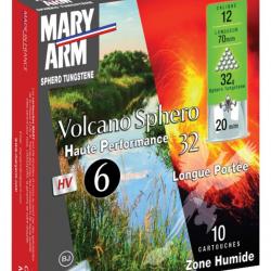Boite de 10 cartouche Tungsten Mary am Volcano sphero 32 cal.12/70mm N°4 32G