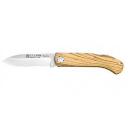 Couteau fermant Joker pachon manche bois d'olivier lame 8 Cm