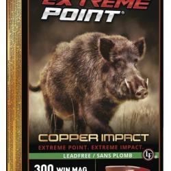 Boite de 20 cartouches Winchester extreme point lead free cal.300 win mag 180gr 11,66gr
