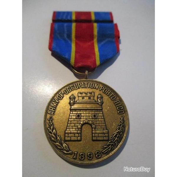 Army of Occupation Porto-Rico Medal 1898