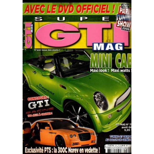 super gti mag automobile , 2 revues