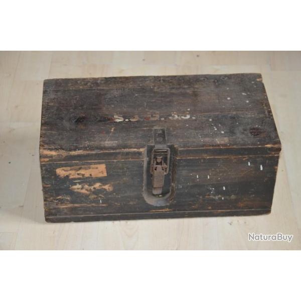 CAISSE A MUNITION ALLEMANDE-LIBERATION VOSGES 1944-GERMAN AMMUNITION BOX 2WW